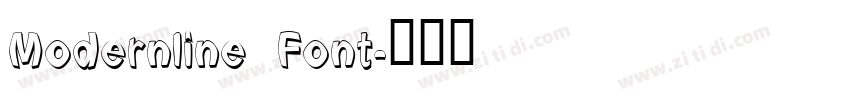 Modernline Font字体转换
